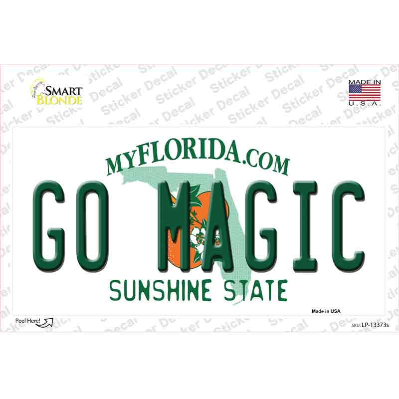 Go Magic Novelty Sticker Decal