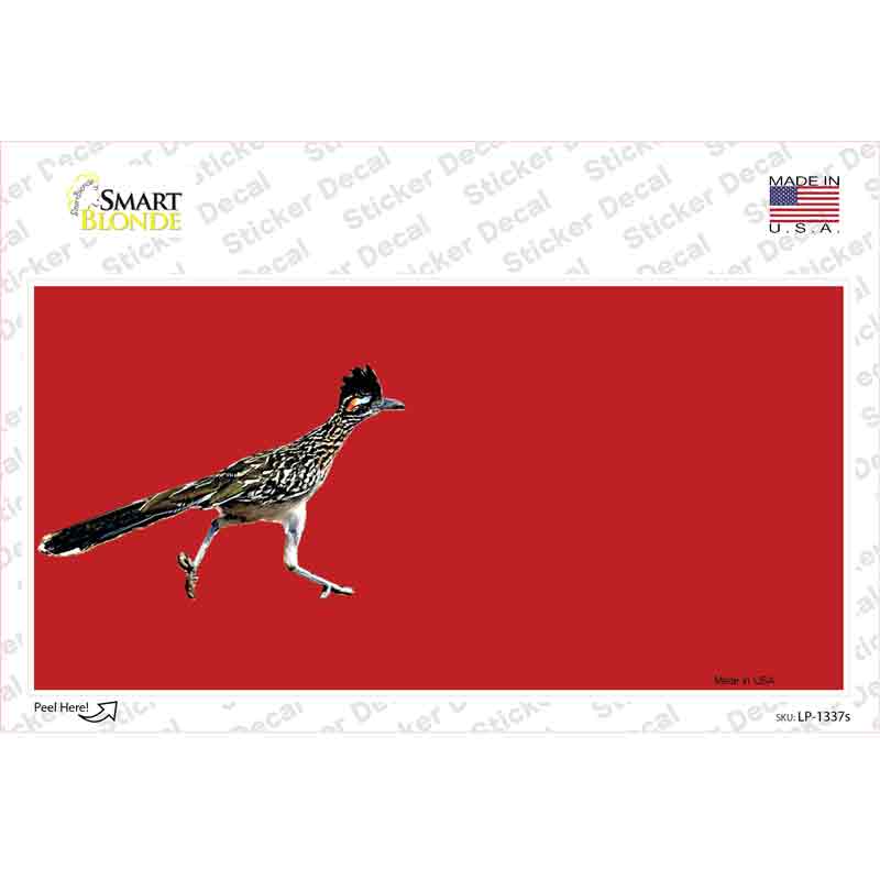 Roadrunner Offset Novelty Sticker Decal