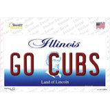 Go Cubs Novelty Sticker Decal