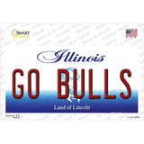Go Bulls Novelty Sticker Decal