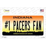 Number 1 Pacers Fan Novelty Sticker Decal