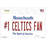 Number 1 Celtics Fan Novelty Sticker Decal