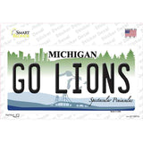 Go Lions Novelty Sticker Decal