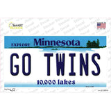 Go Twins Novelty Sticker Decal