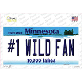 Number 1 Wild Fan Novelty Sticker Decal