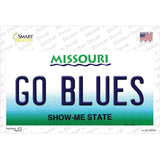 Go Blues Novelty Sticker Decal