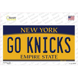 Go Knicks Novelty Sticker Decal