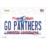 Go Panthers North Carolina Novelty Sticker Decal