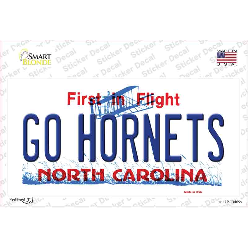 Hornets Fan Novelty Sticker Decal