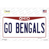 Go Bengals Novelty Sticker Decal