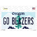 Go Blazers Novelty Sticker Decal