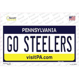 Go Steelers Novelty Sticker Decal
