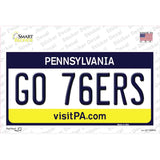 Go 76ers Novelty Sticker Decal