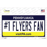 Number 1 Flyers Fan Novelty Sticker Decal