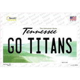 Go Titans Novelty Sticker Decal