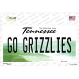 Go Grizzlies Novelty Sticker Decal