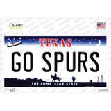 Go Spurs Novelty Sticker Decal