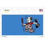 Plumber Offset Novelty Sticker Decal