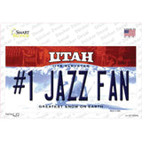 Number 1 Jazz Fan Novelty Sticker Decal