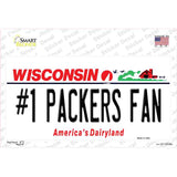 Number 1 Packers Fan Novelty Sticker Decal