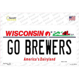 Go Brewers Novelty Sticker Decal