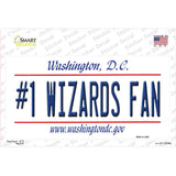 Number 1 Wizards Fan Novelty Sticker Decal