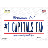 Number 1 Capitals Fan Novelty Sticker Decal