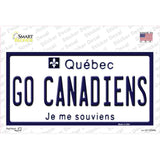 Go Canadiens Novelty Sticker Decal