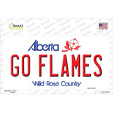 Go Flames Novelty Sticker Decal