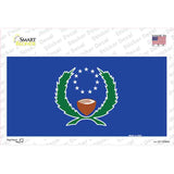Pohnpei Flag Novelty Sticker Decal