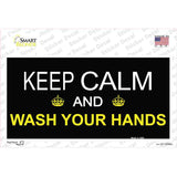 Keep Calm Wash Your Hands Novelty Sticker Decal