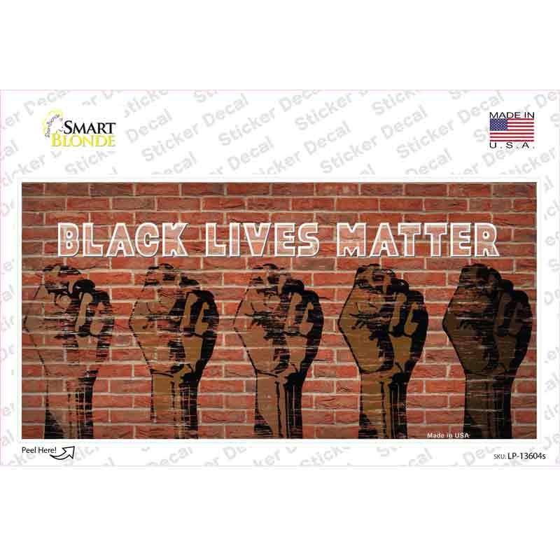 Black Lives Matter Fists Novelty Sticker Decal