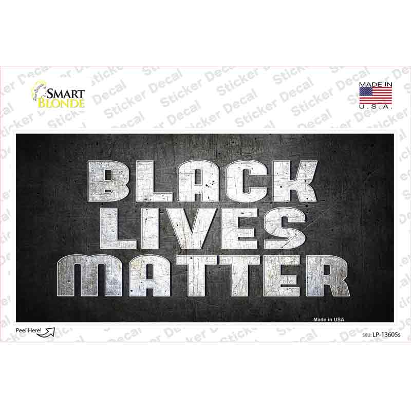 Black Lives Matter Faded Novelty Sticker Decal