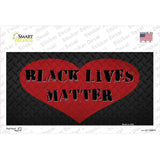 Black Lives Matter Heart Novelty Sticker Decal