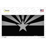 Arizona Flag Black Novelty Sticker Decal