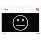 Meh Black Novelty Sticker Decal