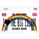 I Heart Big Island Novelty Sticker Decal