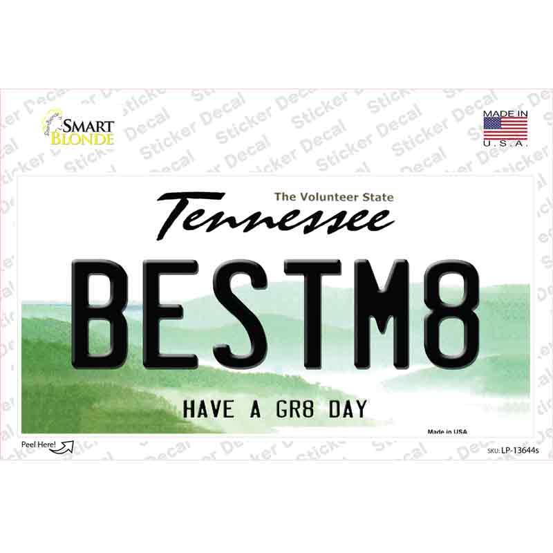 Best Mate Novelty Sticker Decal