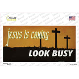 Jesus Is Coming Novelty Sticker Decal
