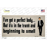 Body in The Trunk Novelty Sticker Decal