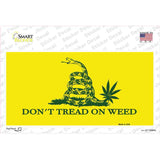 Dont Tread On Weed Novelty Sticker Decal