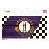 Kentucky Racing Flag Novelty Sticker Decal
