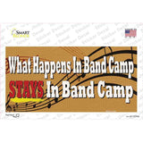 What Happens In Band Camp Novelty Sticker Decal