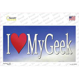 I Love My Geek Novelty Sticker Decal