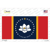 Mississippi Flag Novelty Sticker Decal