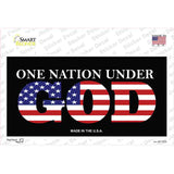 One Nation Under God Flag Novelty Sticker Decal