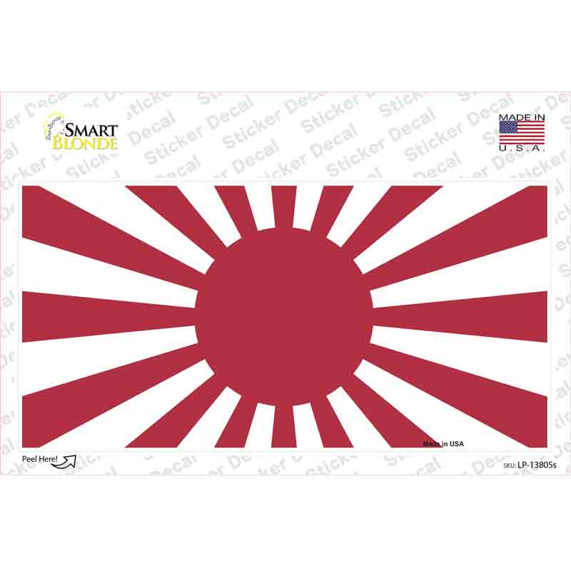 Rising Sun Japan Novelty Sticker Decal