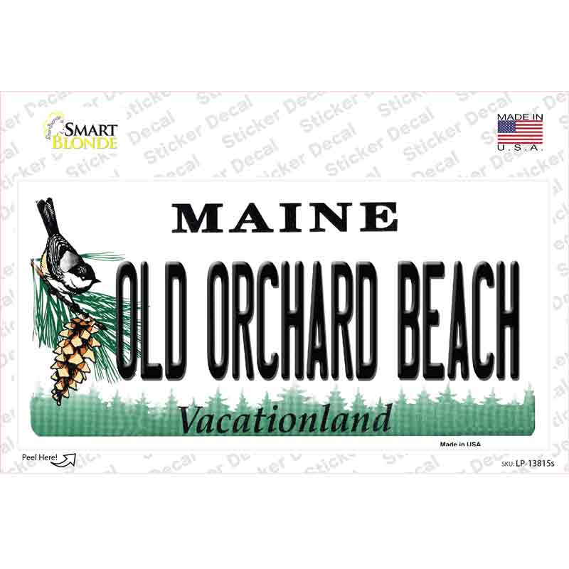 Old Orchard Beach Maine Novelty Sticker Decal