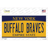 Buffalo Braves New York Novelty Sticker Decal