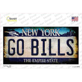 Go Bills New York Rusty Novelty Sticker Decal